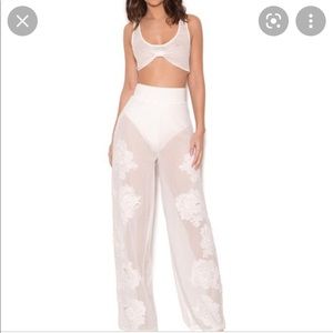 House of Cb Mesh Two Piece Set